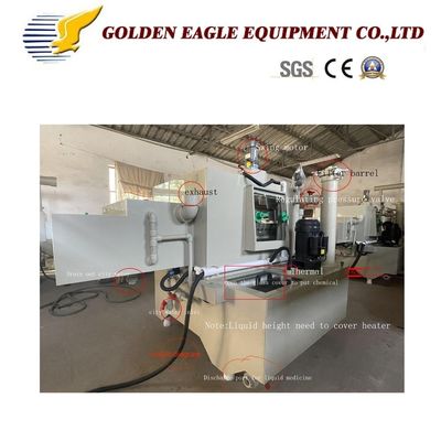 Modo de gravação de pulverização Máquina de sinalização de placa de metal GE-S650
